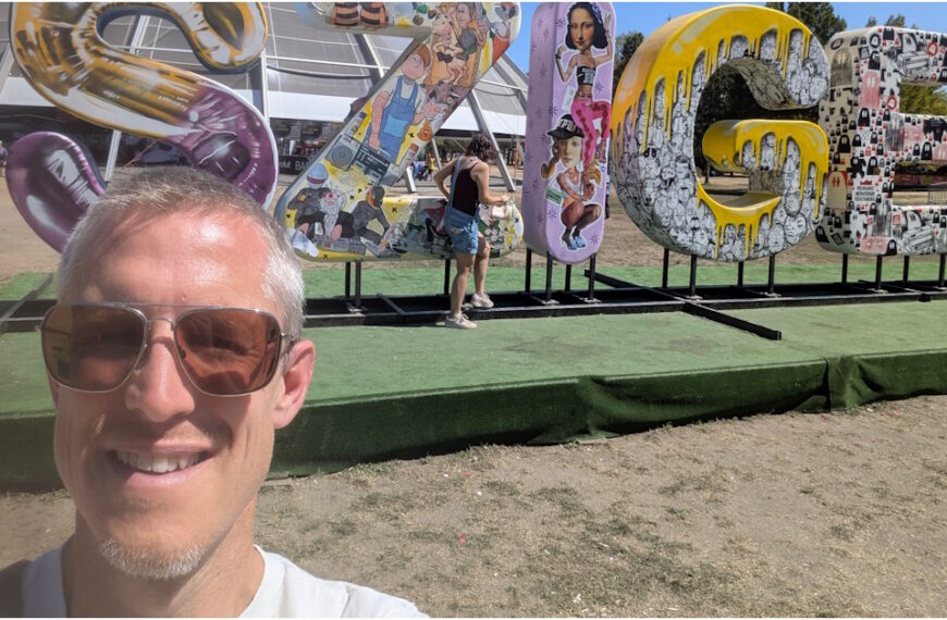 The host at Sziget Budapest Hungary